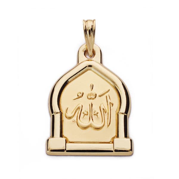 18K MEDALLA ORO AMARILLO ALA ES GRANDE 24X24 MM