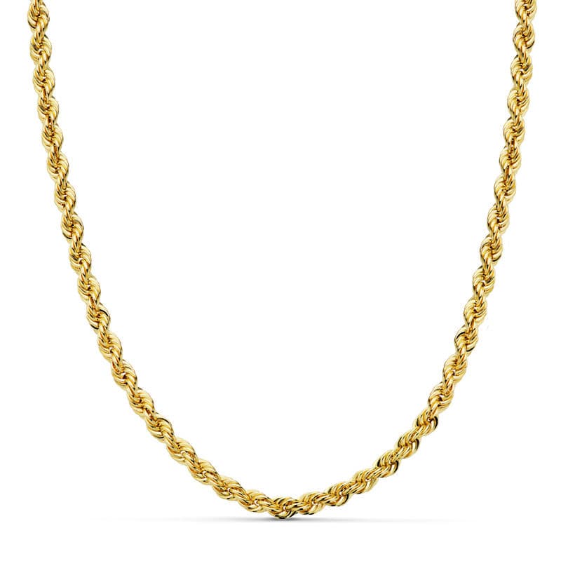 18K Cordon Salomonico Oro Amarillo 45Cm Normal 4 Mm