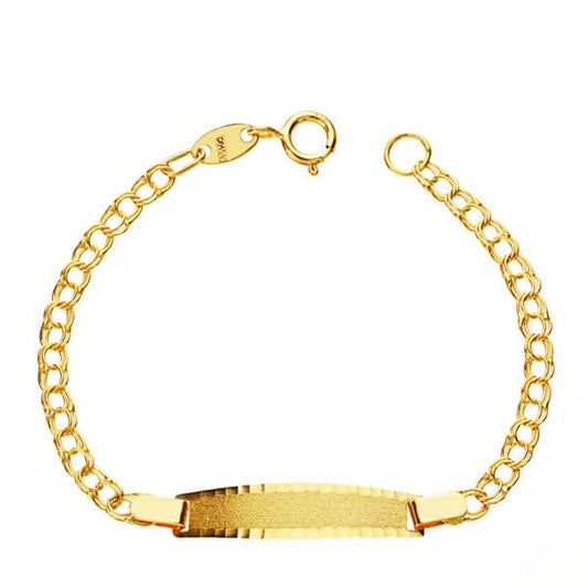 18K Pulsera Esclava Hungara Oro Amarillo 13Cm