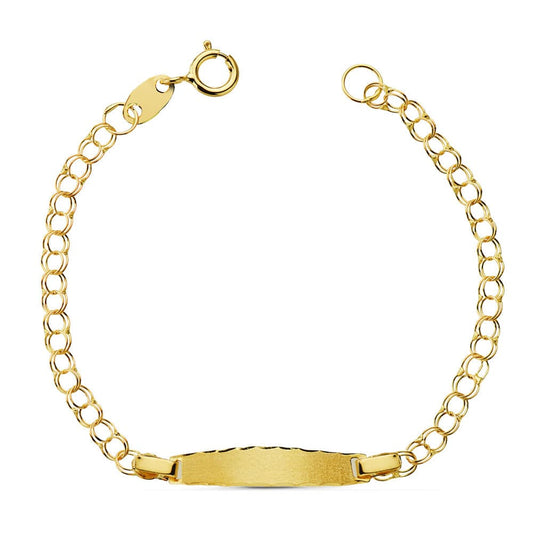 18K Esclava Oro Amarillo Hungara 11Cm