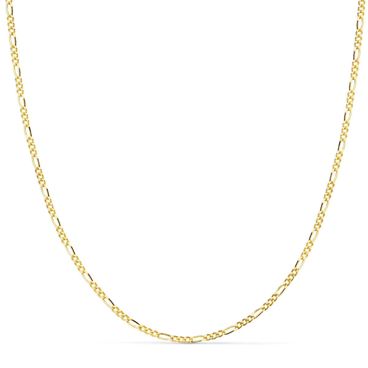 18K Cadena Oro Amarillo Maciza Cartier Maciza 60Cm 1 Mm