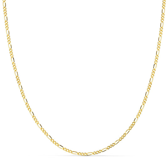 18K Cadena Oro Amarillo Maciza Cartier Maciza 60Cm 1 Mm