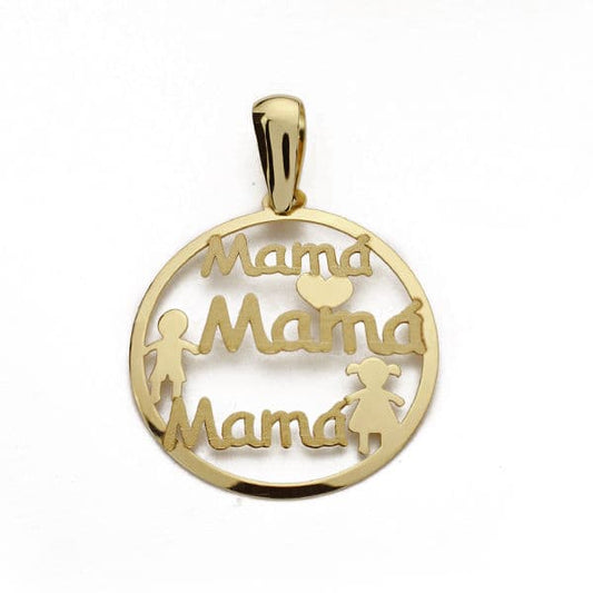 9K Colgante Oro Amarillo Madre 20 Mm