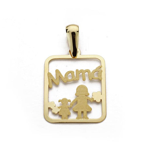 18K Colgante Oro Amarillo " Mama "