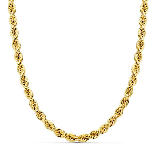18K Cordon Oro Amarillo Salomonico Ligero. Ancho: 4,8 Mm. Largo: 60Cm