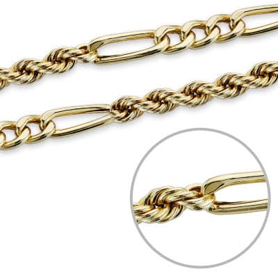 18K Cordon Cartier Oro Amarillo 50Cm 3 Mm