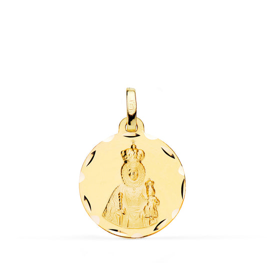 18K MEDALLA ORO AMARILLO VIRGEN DE LA FUENSANTA 18 MM 2.15