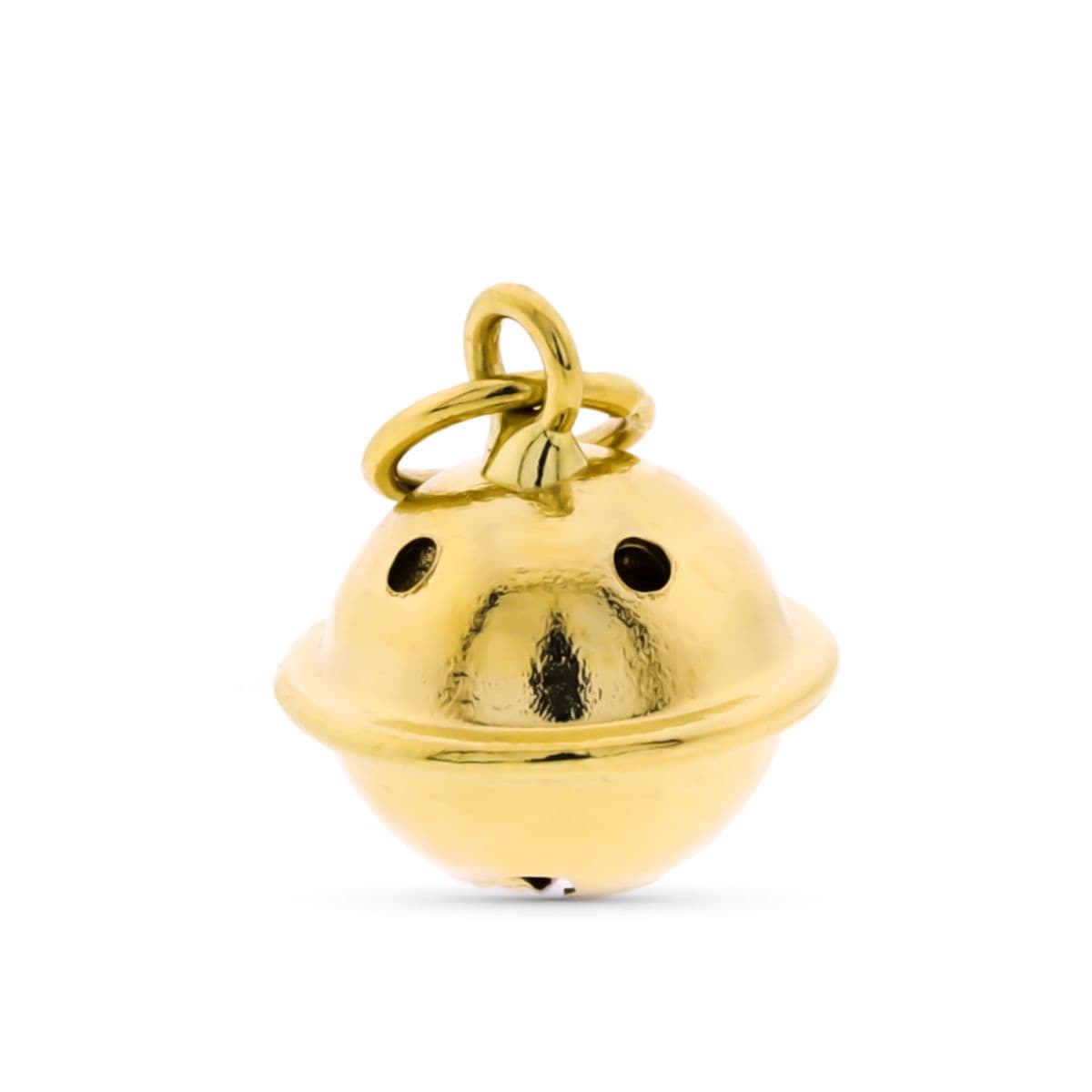 9K COLGANTE ORO AMARILLO CASCABEL. 10X10 MM