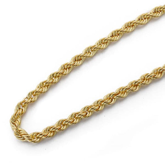 18K Cordon Oro Amarillo Salomonico Ligero. Ancho: 3,3 Mm. Largo: 40Cm