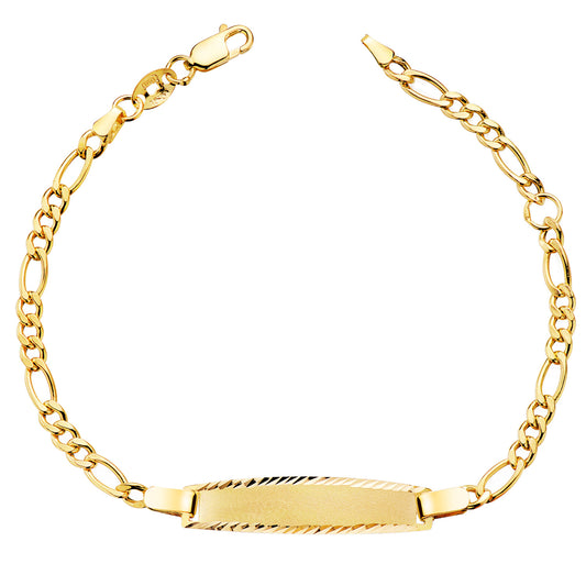 9K Esclava Oro Amarillo Hueca Cartier 3X1. Placa Chapa: 28X6Mm. Largo: 14,5 3Cm