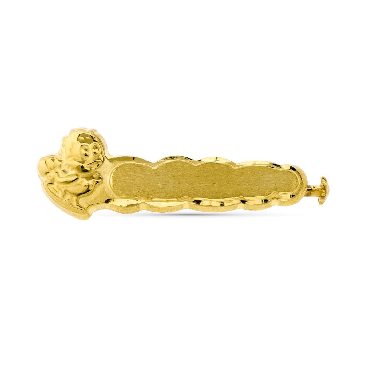 9K Alfiler Oro Amarillo Pollito 28X9 Mm